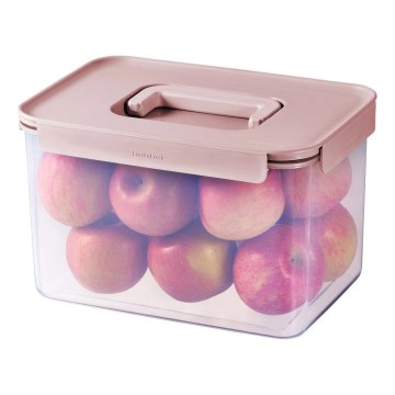 Vorratsdose CLASSIC PLUS 6 l rosa/transparent