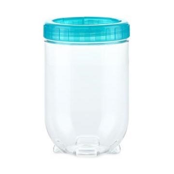 Vorratsdose INTERLOCK 0,7 l türkis/klar