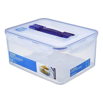 Vorratsdose LOCK 6,5 l blau/transparent