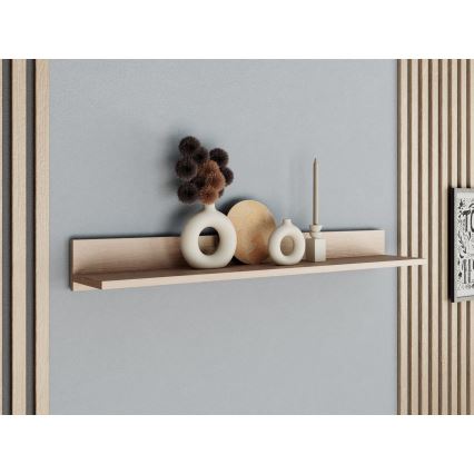 Wand-Ablage BASIC 12x104 cm Eiche Jackson Hickory