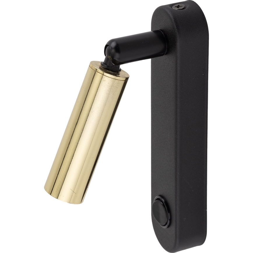 Wandstrahler ENZO 1xG9/8W/230V schwarz/golden