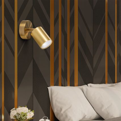 Wand-Spotleuchte GOLDIE 1xGU10/10W/230V goldfarben