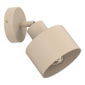 Wand-Spotleuchte PARKLA 1xE27/15W/230V beige