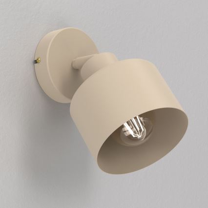 Wand-Spotleuchte PARKLA 1xE27/15W/230V beige