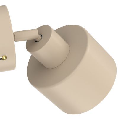 Wand-Spotleuchte PARKLA 1xE27/15W/230V beige