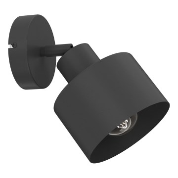 Wand-Spotleuchte PARKLA 1xE27/15W/230V schwarz