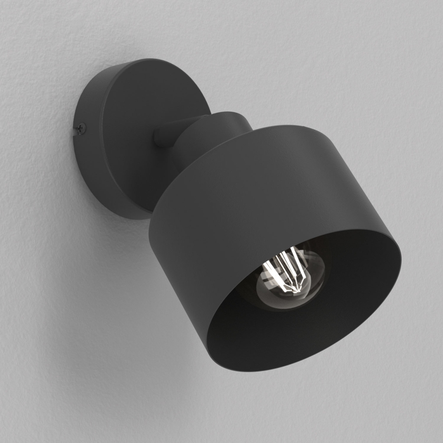 Wand-Spotleuchte PARKLA 1xE27/15W/230V schwarz