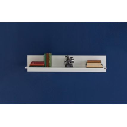 Wandablage 25x120 cm weiß