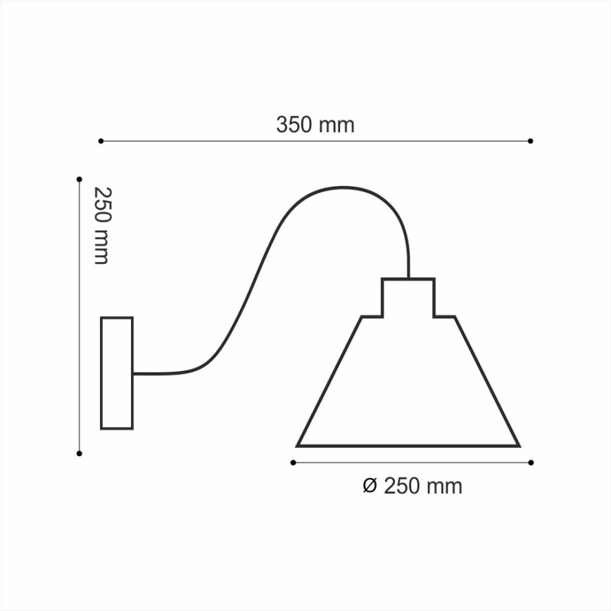 Wandbeleuchtung LOFT 1xE14/40W/230V