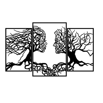 Wanddekoration 116x71 cm Baum des Lebens Metall