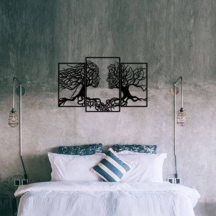 Wanddekoration 116x71 cm Baum des Lebens Metall