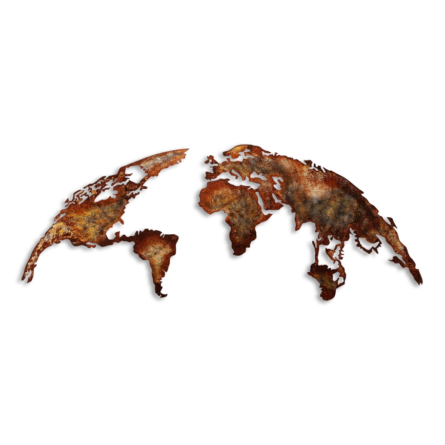 Wanddekoration 2 Stk. 150x59 Planet Metall