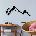 Wanddekoration 37x70 cm Berge Metall