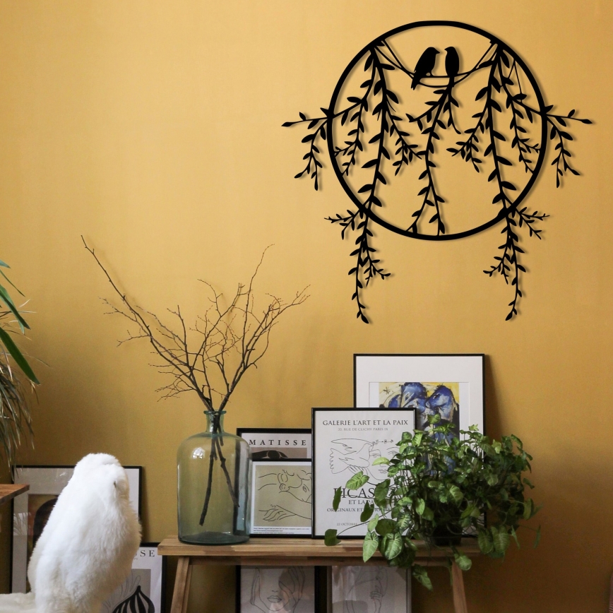 Wanddekoration 45x44 cm Äste aus Metall