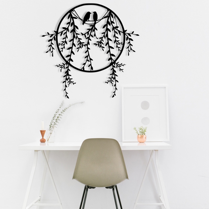 Wanddekoration 45x44 cm Äste aus Metall