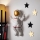 Wanddekoration 47x35 cm Astronaut golden