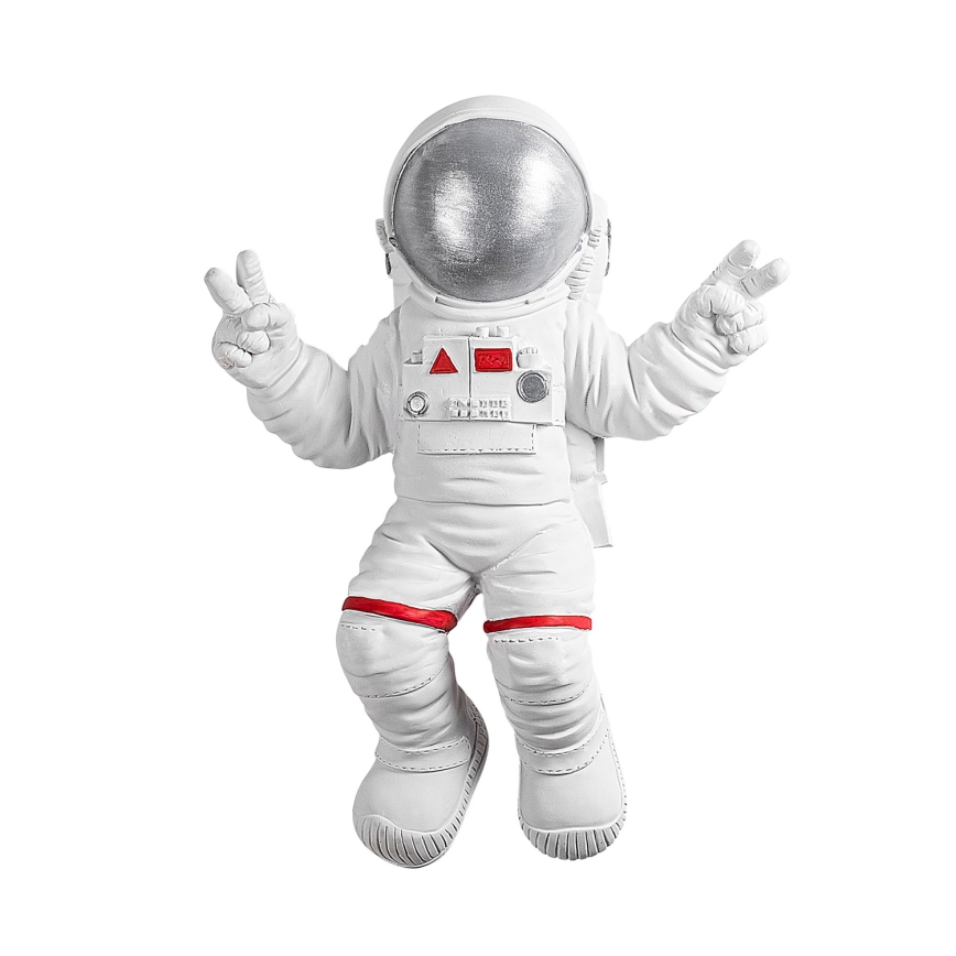 Wanddekoration 47x35 cm Astronaut silbern