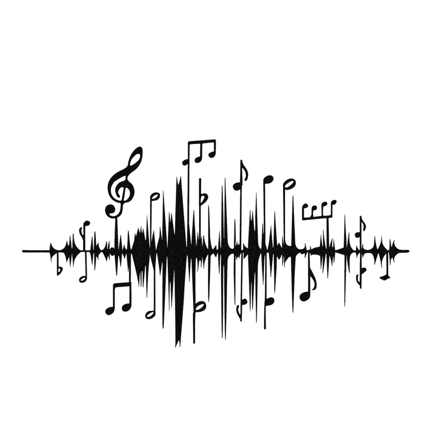 Wanddekoration 69x37 cm Noten Metall