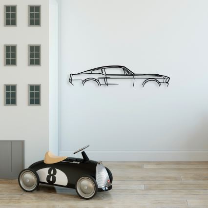 Wanddekoration 70x15 cm Auto Metall