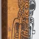 Wanddekoration 75,5x24,5 cm Berge Holz/Metall