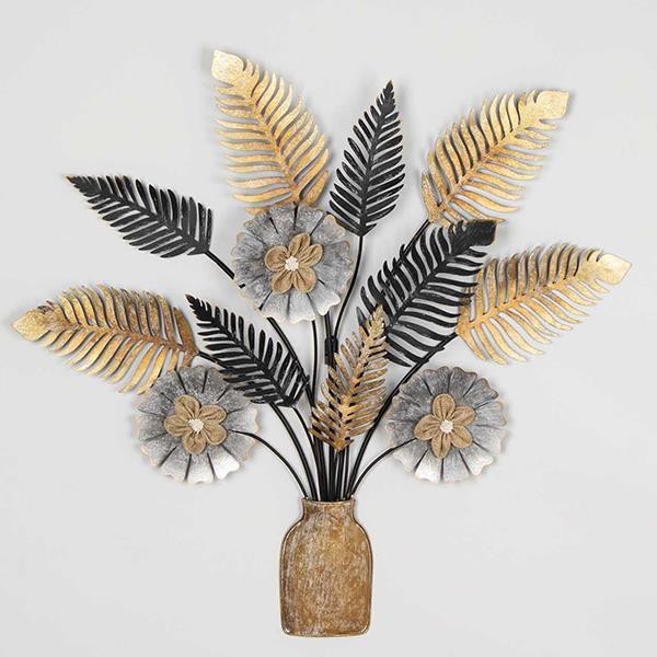 Wanddekoration Blume 71,5x73 cm
