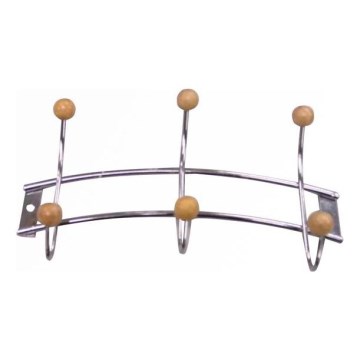 Wandgarderobe 11,5x21 cm glänzender Chrom