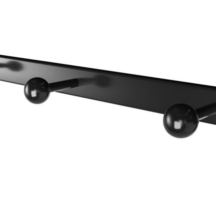 Wandgarderobe mit Ablage NATE braun/schwarz