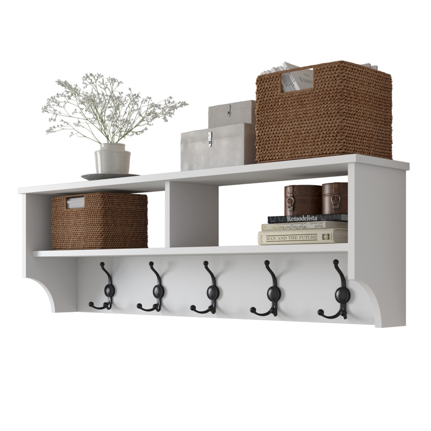 Wandgarderobe RANI 120x37,2 cm Weiß