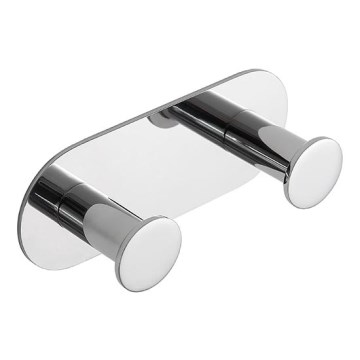 Wandhaken 11,5x4,5 cm Edelstahl/silber