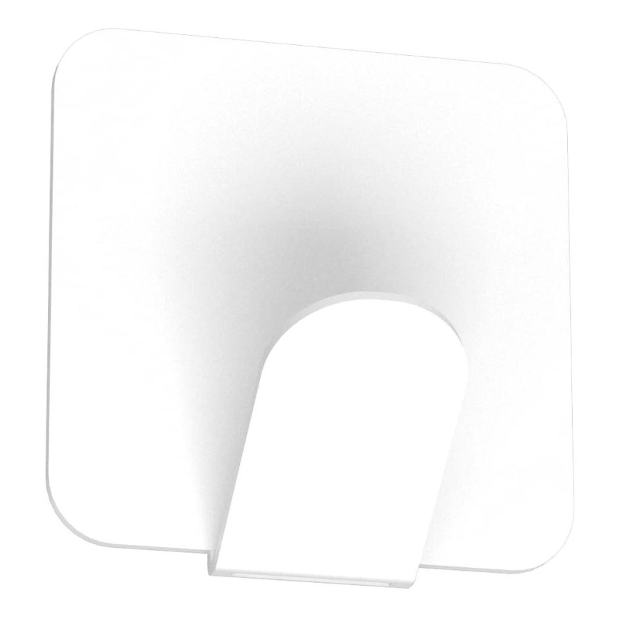 Wandhaken 4x4 cm weiß