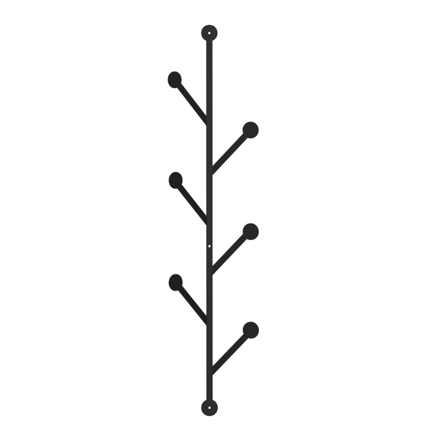 Wandhaken PONPON 94x22 cm schwarz