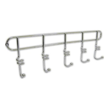 Wandhaken TWIST 4,3x14,5 cm glänzender Chrom