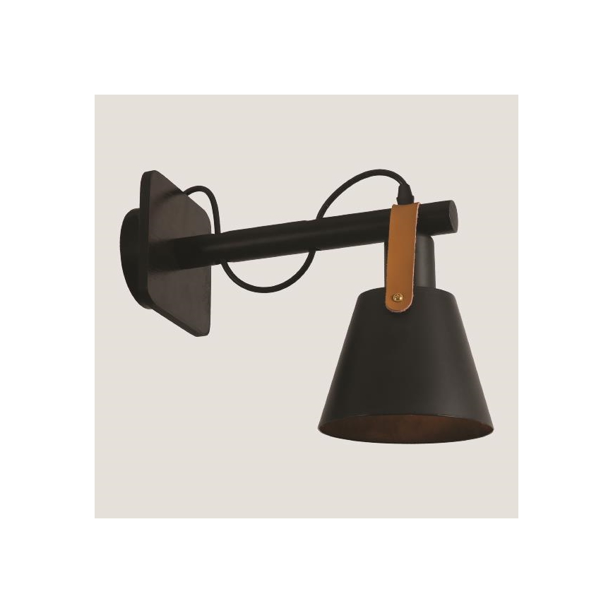 Wandlampe 1xE27/40W/230V schwarz