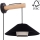 Wandlampe AMIGO 1xE27/25W/230V Eiche – FSC-zertifiziert