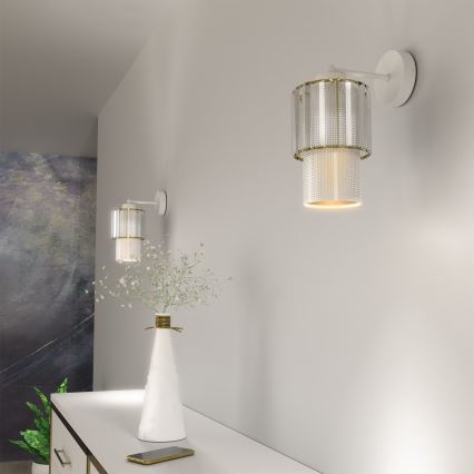 Wandlampe BLANCO 1xE27/60W/230V weiß