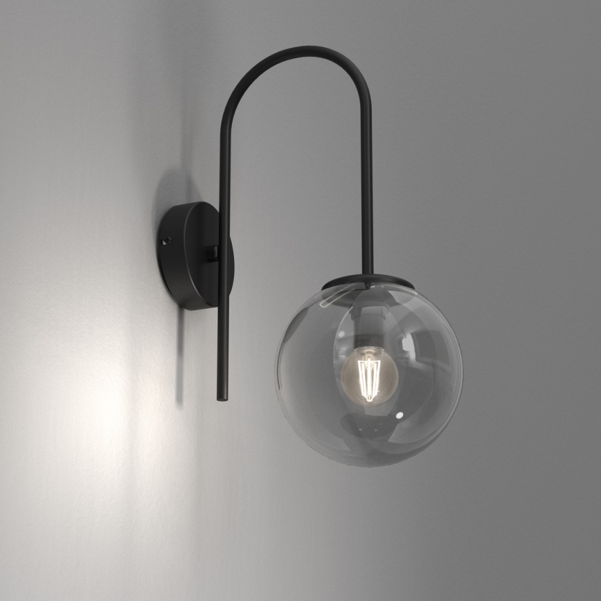 Wandlampe CAMBRIDGE 1xE14/60W/230V schwarz