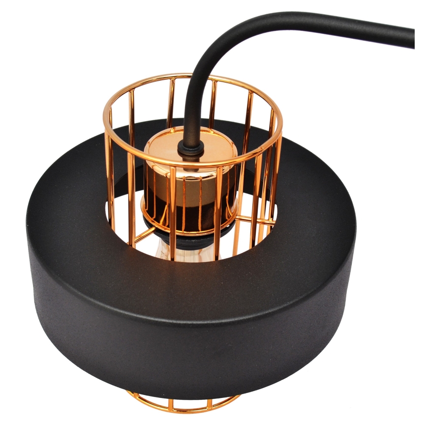 Wandlampe VOLTA 1xE27/15W/230V 34 cm schwarz/gold