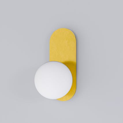 Wandleuchte 1xE27/40W/230V gold/weiß