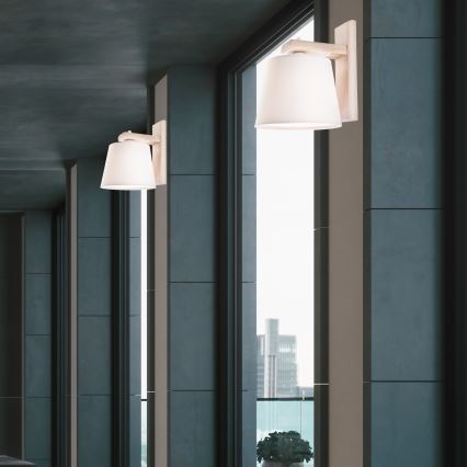 Wandleuchte 1xE27/60W/230V Eiche