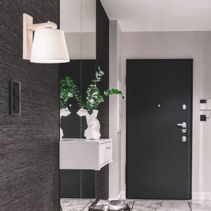 Wandleuchte AIDA 1xE27/60W/230V Eiche