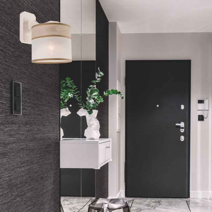 Wandleuchte ANDREA 1xE27/60W/230V Buche