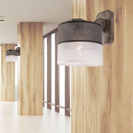 Wandleuchte ANDREA 1xE27/60W/230V Buche