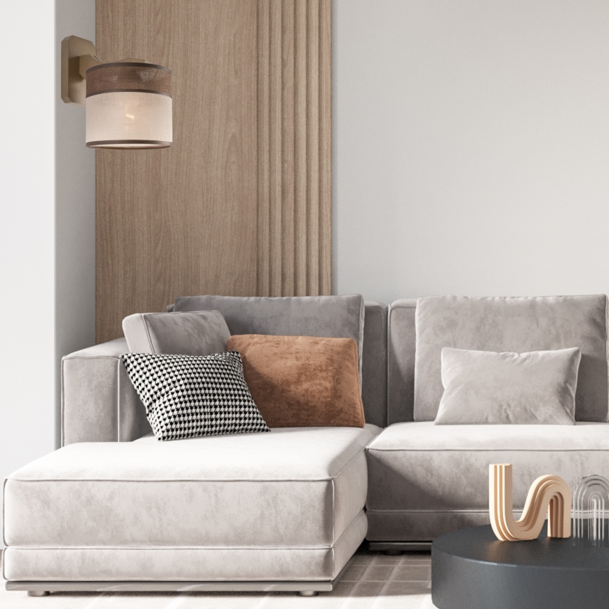 Wandleuchte ANDREA 1xE27/60W/230V Buche