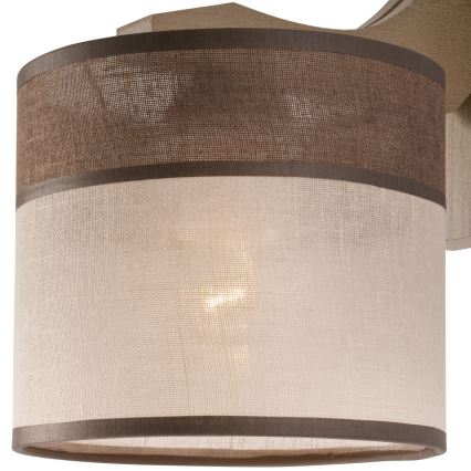 Wandleuchte ANDREA 1xE27/60W/230V Buche