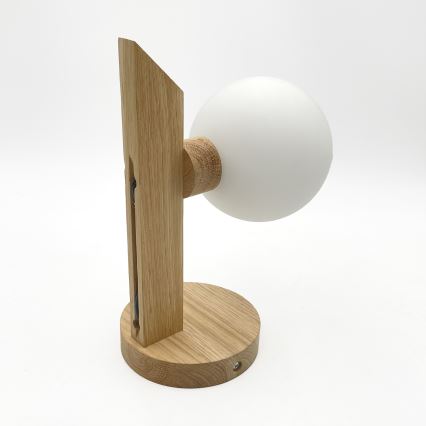 Wandleuchte ANTONIO 1xG9/5W/230V Eiche/Weiß