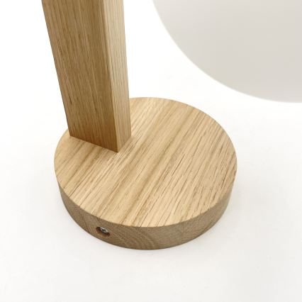 Wandleuchte ANTONIO 1xG9/5W/230V Eiche/Weiß