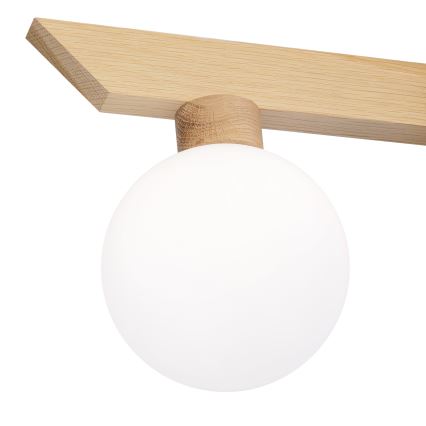 Wandleuchte ANTONIO 1xG9/5W/230V Eiche/Weiß