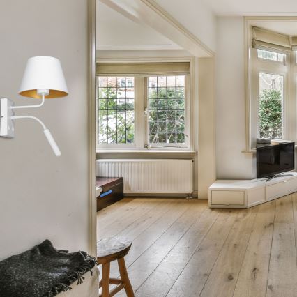 Wandleuchte ARDEN 1xE27/60W+1xG9/8W/230V Weiß/Gold