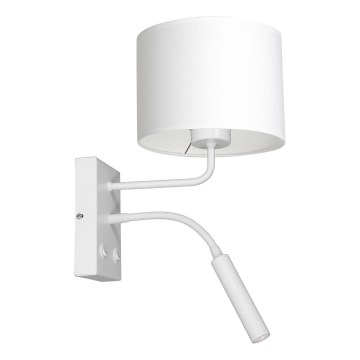 Wandleuchte ARDEN 1xE27/60W+1xG9/8W/230V weiß