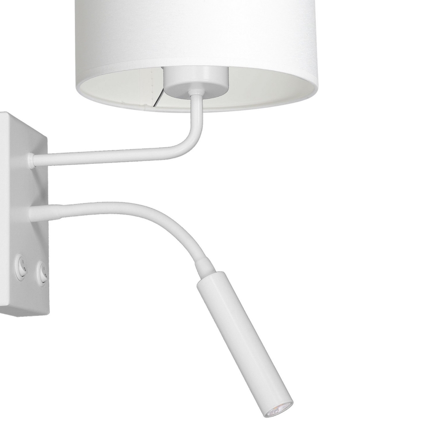 Wandleuchte ARDEN 1xE27/60W+1xG9/8W/230V weiß